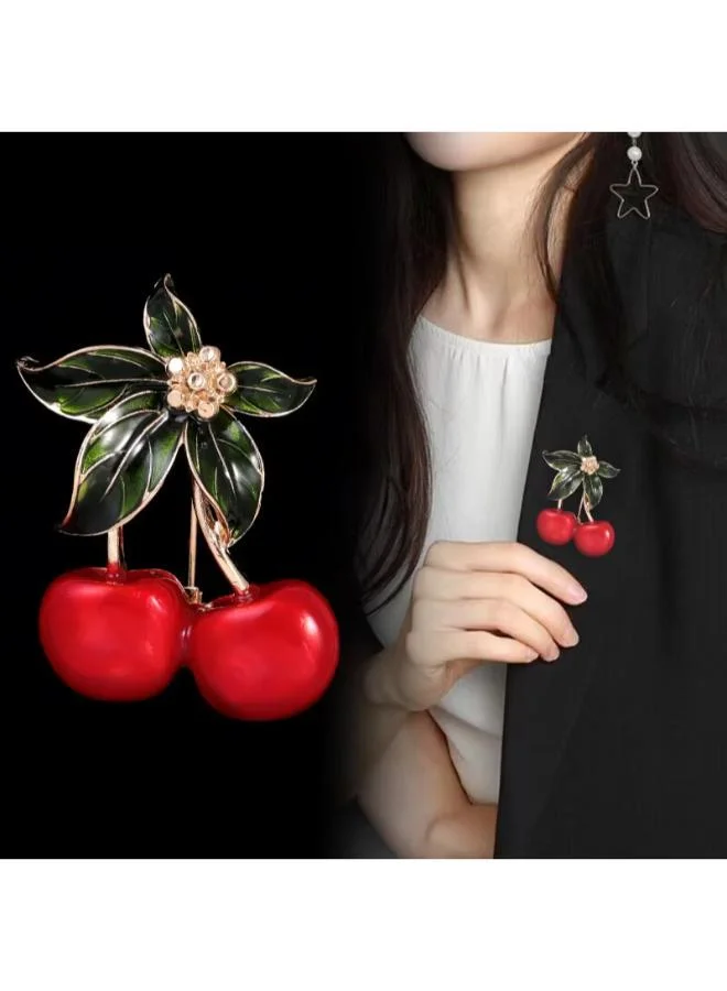 Rovaux  Cherry Brooch for Women | Best Price UAE